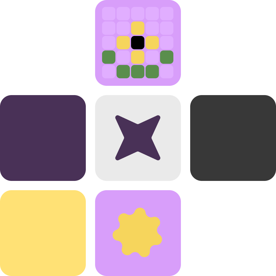 Tiles of reflection illustration